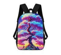 sinyumoney Zaino Per Ragazzi E Ragazze Con Stampa 3D Magical Cosmic Tree Zaino Per Libri, Scuola Elementare, Bambini, Borsa Da Viaggio Casual, Zaino Per Laptop 17inch
