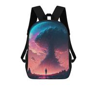 sinyumoney Zaino Per Ragazzi E Ragazze Con Stampa 3D Mystical Cosmic Gateway -1 Zaino Per Libri, Scuola Elementare, Bambini, Borsa Da Viaggio Casual, Zaino Per Laptop 17inch