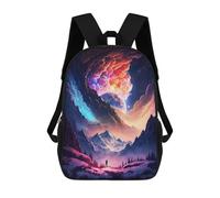 sinyumoney Zaino Per Ragazzi E Ragazze Con Stampa 3D Nebula Voyager Landscape Zaino Per Libri, Scuola Elementare, Bambini, Borsa Da Viaggio Casual, Zaino Per Laptop 17inch