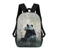 sinyumoney Zaino Per Ragazzi E Ragazze Con Stampa 3D Panda in Bamboo Forest Zaino Per Libri, Scuola Elementare, Bambini, Borsa Da Viaggio Casual, Zaino Per Laptop 17inch