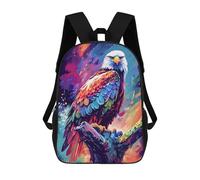 sinyumoney Zaino Per Ragazzi E Ragazze Con Stampa 3D Rainbow Eagle Zaino Per Libri, Scuola Elementare, Bambini, Borsa Da Viaggio Casual, Zaino Per Laptop 17inch