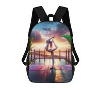 sinyumoney Zaino Per Ragazzi E Ragazze Con Stampa 3D Rainbow Yoga Zaino Per Libri, Scuola Elementare, Bambini, Borsa Da Viaggio Casual, Zaino Per Laptop 17inch