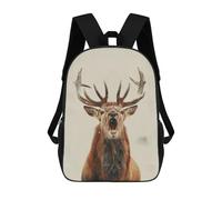 sinyumoney Zaino Per Ragazzi E Ragazze Con Stampa 3D Red Deer in Winter Zaino Per Libri, Scuola Elementare, Bambini, Borsa Da Viaggio Casual, Zaino Per Laptop 17inch