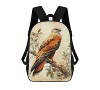 sinyumoney Zaino Per Ragazzi E Ragazze Con Stampa 3D Red Kite Bird Zaino Per Libri, Scuola Elementare, Bambini, Borsa Da Viaggio Casual, Zaino Per Laptop 17inch