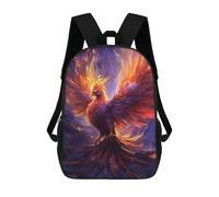 sinyumoney Zaino Per Ragazzi E Ragazze Con Stampa 3D Rising Phoenix Zaino Per Libri, Scuola Elementare, Bambini, Borsa Da Viaggio Casual, Zaino Per Laptop 17inch
