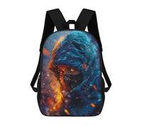 sinyumoney Zaino Per Ragazzi E Ragazze Con Stampa 3D Skier Digital Art Zaino Per Libri, Scuola Elementare, Bambini, Borsa Da Viaggio Casual, Zaino Per Laptop 17inch