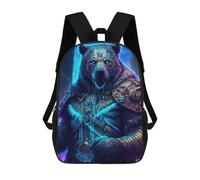 sinyumoney Zaino Per Ragazzi E Ragazze Con Stampa 3D Steampunk Bear Armor Zaino Per Libri, Scuola Elementare, Bambini, Borsa Da Viaggio Casual, Zaino Per Laptop 17inch