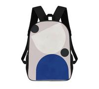 sinyumoney Zaino Scolastico Abstract Geometric Art Print Zaino Per Ragazzi E Ragazze Borsa Per La Scuola Borsa Per L'università Borsa Da Viaggio Borsa Da Lavoro 17inch