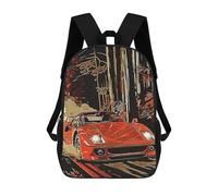 sinyumoney Zaino scolastico Beyond The Horizon Borsa per libri per ragazzi e ragazze, borsa da scuola, borsa per studenti, borsa da viaggio per affari, borsa da lavoro, Nature Pathways, 17"