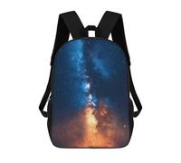 sinyumoney Zaino scolastico Beyond The Horizon Borsa per libri per ragazzi e ragazze, borsa da scuola, borsa per studenti, borsa da viaggio per affari, borsa da lavoro, Milky Way Galaxy Night Sky, 17"
