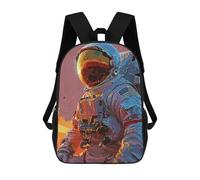 sinyumoney Zaino scolastico Beyond The Horizon Borsa per libri per ragazzi e ragazze, borsa da scuola, borsa per studenti, borsa da viaggio per affari, borsa da lavoro, Astronaut Life, 17"