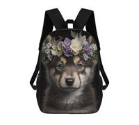 sinyumoney Zaino Scolastico Cute Baby Fluffy Wolf Zaino Per Ragazzi E Ragazze Borsa Per La Scuola Università Borsa Da Viaggio Borsa Da Lavoro 17inch