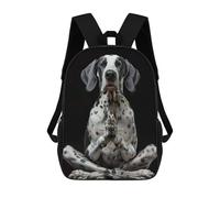 sinyumoney Zaino Scolastico Great Dane Yoga Relax Zaino Per Ragazzi E Ragazze Borsa Per La Scuola Borsa Per L'università Borsa Da Viaggio Borsa Da Lavoro 17inch