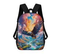 sinyumoney Zaino Scolastico Majestic Eagle Flight Zaino Per Ragazzi E Ragazze Borsa Per La Scuola Borsa Per L'università Borsa Da Viaggio Borsa Da Lavoro 17inch
