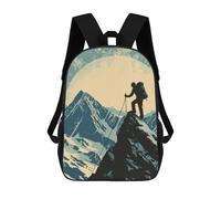 sinyumoney Zaino Scolastico Mountain Climbing Snowy Zaino Per Ragazzi E Ragazze Borsa Per La Scuola Università Borsa Da Viaggio Borsa Da Lavoro 17inch