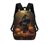 sinyumoney Zaino scolastico per bambini 17 pollici stampato 3D con motivi anime, ideale per viaggi e libri., Stile: 3., 17"