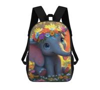 sinyumoney Zaino scolastico per bambini 17 pollici stampato 3D con motivi anime, ideale per viaggi e libri., Stile 4, 17"