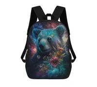 sinyumoney Zaino scolastico per bambini 17 pollici stampato 3D con motivi anime, ideale per viaggi e libri., Stile-10, 17"