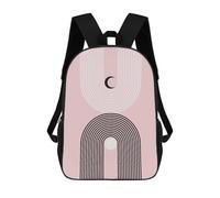 sinyumoney Zaino Scolastico Per Bambini Abstract And Geometric 11 Zaino Alla Moda Per Adolescenti Zaino Casual Per Ragazzi E Ragazze Zaino Stampato in 3D 17inch