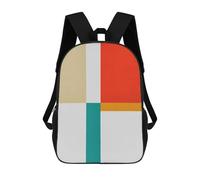 sinyumoney Zaino Scolastico Per Bambini Abstract And Geometric 8 Zaino Alla Moda Per Adolescenti Zaino Casual Per Ragazzi E Ragazze Borsa Scolastica Per Adolescenti Zaino Stampato in 3D 17inch