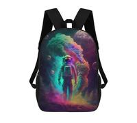 sinyumoney Zaino Scolastico Per Bambini Astronaut in Space -118 Zaini Per Libri Zaino Casual Da Viaggio Stampato in 3D Per Ragazzi E Ragazze Zaino Da Giorno Di Grande Capacità 17inch