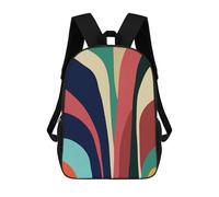 sinyumoney Zaino Scolastico Per Bambini Colorful Geometric 13 Zaino Scolastico Per Bambini Alla Moda Casual Zaini Da Viaggio Stampa 3D Divertenti E Fantastici Borse Per Libri 17inch