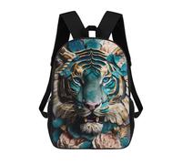 sinyumoney Zaino Scolastico Per Bambini Con Stampa 3D, Borsa Da Viaggio Carina Abstract Tiger Kintsugi Zaini Casual Da Giorno Per Bambini Per Ragazze E Donne 17inch