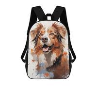 sinyumoney Zaino Scolastico Per Bambini Con Stampa 3D, Borsa Da Viaggio Carina Australian Shepherd 2 Zaini Casual Da Giorno Per Bambini Per Ragazze E Donne 17inch