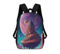 sinyumoney Zaino Scolastico Per Bambini Con Stampa 3D, Borsa Da Viaggio Carina Distant Fantasy World Zaini Casual Da Giorno Per Bambini Per Ragazze E Donne 17inch
