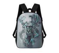 sinyumoney Zaino Scolastico Per Bambini Con Stampa 3D, Borsa Da Viaggio Carina Electric Deer Art Print Zaini Casual Da Giorno Per Bambini Per Ragazze E Donne 17inch