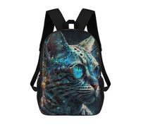 sinyumoney Zaino Scolastico Per Bambini Con Stampa 3D, Borsa Da Viaggio Carina Steampunk Cat Goggles Art Zaini Casual Da Giorno Per Bambini Per Ragazze E Donne 17inch
