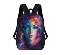 sinyumoney Zaino Scolastico Per Bambini Cosmic Dreamscape-6 Zaino Scolastico Per Bambini Alla Moda Casual Zaini Da Viaggio Stampa 3D Divertenti E Fantastici Borse Per Libri 17inch