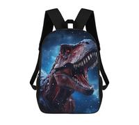 sinyumoney Zaino scolastico per bambini da viaggio a tehran zaino casual per viaggi, stampa 3D, per ragazzi e ragazze, grande capacità, T Rex Dinosaur Animal, 17"