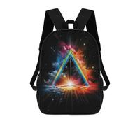 sinyumoney Zaino Scolastico Per Bambini Fantasy Rainbow Space Zaini Per Libri Zaino Casual Da Viaggio Stampato in 3D Per Ragazzi E Ragazze Zaino Da Giorno Di Grande Capacità 17inch