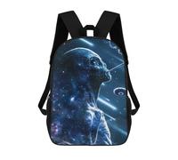 sinyumoney Zaino Scolastico Per Bambini Galactic Mind Smoking Zaino Scolastico Per Bambini Alla Moda Casual Zaini Da Viaggio Stampa 3D Divertenti E Fantastici Borse Per Libri 17inch
