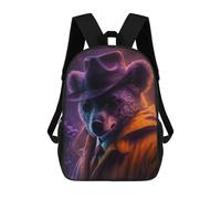 sinyumoney Zaino Scolastico Per Bambini Koala Crime Solver Zaino Alla Moda Per Adolescenti Zaino Casual Per Ragazzi E Ragazze Zaino Stampato in 3D 17inch