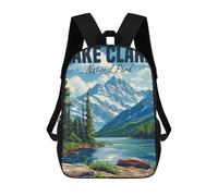 sinyumoney Zaino Scolastico Per Bambini Lake Clark National Park Zaino Alla Moda Per Adolescenti Zaino Casual Per Ragazzi E Ragazze Zaino Stampato in 3D 17inch