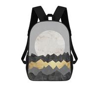 sinyumoney Zaino Scolastico Per Bambini Landscape Collage I Zaino Alla Moda Per Adolescenti Zaino Casual Per Ragazzi E Ragazze Borsa Scolastica Per Adolescenti Zaino Stampato in 3D 17inch