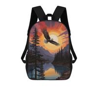sinyumoney Zaino Scolastico Per Bambini Majestic Sunset Over Alpi Zaino Alla Moda Per Adolescenti Zaino Casual Per Ragazzi E Ragazze Borsa Scolastica Per Adolescenti Zaino Stampato in 3D 17inch