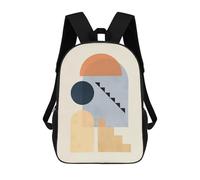 sinyumoney Zaino Scolastico Per Bambini Minimalist Geometry II Zaino Alla Moda Per Adolescenti Zaino Casual Per Ragazzi E Ragazze Borsa Scolastica Per Adolescenti Zaino Stampato in 3D 17inch