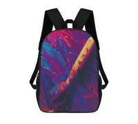 sinyumoney Zaino Scolastico Per Bambini Neon Baseball Vibes Zaino Alla Moda Per Adolescenti Zaino Casual Per Ragazzi E Ragazze Borsa Scolastica Per Adolescenti Zaino Stampato in 3D 17inch