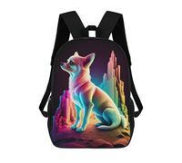 sinyumoney Zaino Scolastico Per Bambini Rainbow Dog in Abstract Landscape Zaini Per Libri Zaino Casual Da Viaggio Stampato in 3D Per Ragazzi E Ragazze Zaino Da Giorno Di Grande Capacità 17inch
