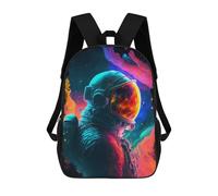 sinyumoney Zaino Scolastico Per Bambini Space Explorer Cosmic Dreamscape Zaino Scolastico Per Bambini Alla Moda Casual Zaini Da Viaggio Stampa 3D Divertenti E Fantastici Borse Per Libri 17inch