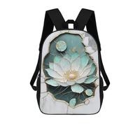 sinyumoney Zaino Scolastico Per Bambini Stampato in 3D Abstract Lotus Kintsugi Zaini Per Libri Zaini Casual Da Viaggio Zaini Da Giorno Di Grande Capacità Per Ragazzi 17inch