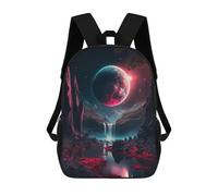 sinyumoney Zaino Scolastico Per Bambini Stampato in 3D Alien Waterfall Planet Borsa Scolastica Per Bambini, Zaini Da Viaggio, Borse Per Libri Alla Moda, Zaino Di Grande Capacità 17inch