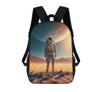 sinyumoney Zaino Scolastico Per Bambini Stampato in 3D Astronaut on Mars -2 Borsa Scolastica Per Bambini, Zaini Da Viaggio, Borse Per Libri Alla Moda, Zaino Di Grande Capacità 17inch