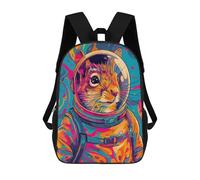 sinyumoney Zaino Scolastico Per Bambini Stampato in 3D Astronaut Squirrel Space Zaino Per Bambini Ad Alta Capacità, Zaini Da Viaggio, Borse Per Libri, Zaino Scolastico Per Bambini 17inch