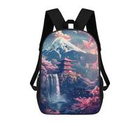 sinyumoney Zaino Scolastico Per Bambini Stampato in 3D Cherry Blossom Japan Art Borse Per Libri Borse Scolastiche Da Viaggio Ad Alta Capacità Per Bambini/studenti/adulti 17inch