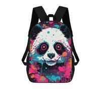 sinyumoney Zaino Scolastico Per Bambini Stampato in 3D Colorful Panda Artwork-2 Borse Per Libri Borse Scolastiche Da Viaggio Ad Alta Capacità Per Bambini/studenti/adulti 17inch