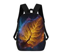 sinyumoney Zaino Scolastico Per Bambini Stampato in 3D Ethereal Leaf Borse Per Libri Borse Scolastiche Da Viaggio Ad Alta Capacità Per Bambini/studenti/adulti 17inch